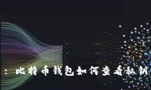 : 比特币钱包如何查看私钥